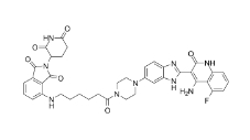 CAS:	2732969-67-2	Pomalidomide-C5-Dovitinib    PROTACs（蛋白降解靶向嵌合体）