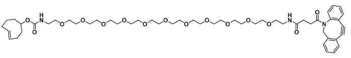 (4E)-TCO-PEG11-DBCO    (4E)-反式环辛烯-十一聚乙二醇-二苯并环辛炔  点击化学