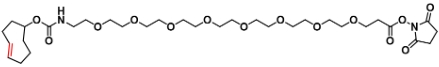2353409-95-5    (4E)-TCO-PEG8-NHS ester   (4E)-反式环辛烯-八聚乙二醇-琥珀酰亚胺酯