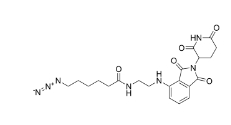 CAS:	2732859-29-7	Pomalidomide-C2-amide-C5-azide    PROTACs（蛋白降解靶向嵌合体）