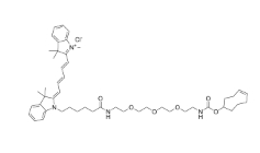  Cy5-PEG3-TCO4    Cyanine 5 (Cy5) 染料衍生物  点击化学