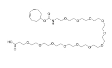 TCO-PEG12-acid   反式环辛烯-十二聚乙二醇-酸   PROTAC linker