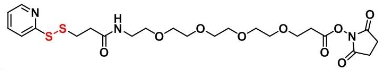 1334177-95-5    SPDP-PEG4-NHS ester   SPDP-PEG4-琥珀酰亚胺酯