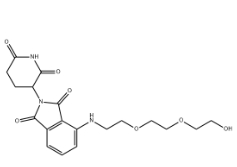 CAS:2140807-36-7	Pomalidomide-PEG3-OH	泊马度胺-氨基-二聚乙二醇