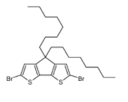 	2,6-二溴-4,4-二辛基环戊并[2,1-b:3,4-b’]二噻吩  