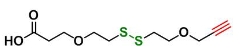 1807503-85-0    Propargyl-PEG1-SS-PEG1-acid   丙炔-单乙二醇-二硫键-单乙二醇-羧酸