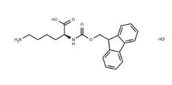 CAS:	139262-23-0	Fmoc-Lys-OH hydrochloride	Fmoc-L-赖氨酸盐酸盐