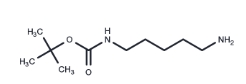 CAS:	51644-96-3	NH2-C5-NH-Boc	N-(5-氨基戊基)氨基甲酸叔丁酯