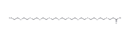 CAS:	2170987-85-4	Amino-PEG10-acid	氨基十聚乙二醇羧乙基