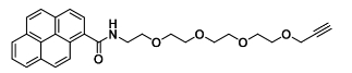 Pyrene-PEG4-Propargyl     芘甲酰胺-四聚乙二醇-丙炔
