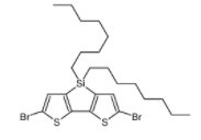 	2,6-二溴-4,4-二正辛基二噻吩并[3,2-b:2',3'-d]噻咯	  