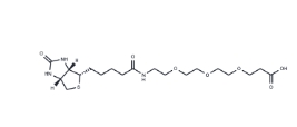 CAS:	252881-76-8	Biotin-PEG3-acid	生物素-二聚乙二醇-羧酸