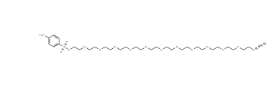 CAS:	1821464-56-5	Azide-PEG12-Tos	叠氮-十二聚乙二醇-对甲苯磺酰酯