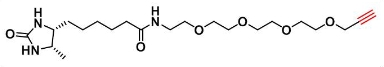 CAS:1802907-99-8   Desthiobiotin-PEG4-Alkyne   脱硫生物素-四聚乙二醇-炔基