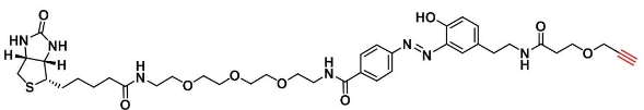 1884349-58-9   Diazo Biotin-PEG3-alkyne     重氮生物素-三聚乙二醇-炔基