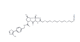 CAS:	1797406-81-5	(S,R,S)-AHPC-PEG4-N3	(S,R,S)-AHPC-四聚乙二醇-叠氮