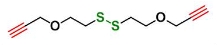 CAS:1964503-40-9    Propargyl-PEG1-SS-PEG1-propargyl   丙炔-单乙二醇-二硫键-单乙二醇-丙炔