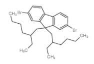 2,7-二溴-9,9-双(2-乙基己基)-9H-芴	 