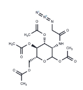 CAS:	361154-30-5	Ac4ManNAz	N-叠氮基乙酰甘露糖胺四酰化