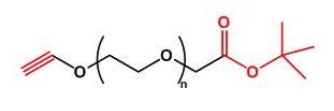 炔基聚乙二醇叔丁酯 Alkyne-PEG-COOtBu