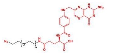 叶酸聚乙二醇叠氮 FA-PEG-N3     叠氮PEG叶酸