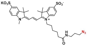 2055138-89-9    diSulfo-Cy3 azide    二磺酸-Cy3-叠氮  