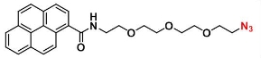 2713446-71-8    Pyrene-PEG3-azide   芘甲酰胺-三聚乙二醇-叠氮   荧光染料