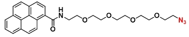 2713446-72-9   Pyrene-PEG4-azide   芘甲酰胺-四聚乙二醇-叠氮