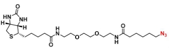 CAS: 1011268-29-3    Biotin-PEG2-C6-azide   生物素-二聚乙二醇-C6-叠氮