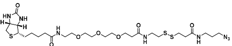 CAS:2866429-93-6    Biotin-PEG3-SS-azide    生物素-三聚乙二醇-二硫键-叠氮化物