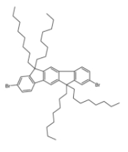 2,8-二溴-6,6,12,12-四辛基-6,12-二氢茚并[1,2-b]芴  