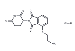 CAS:	2341840-99-9	Thalidomide 4'-ether-alkylC2-amine hydrochloride	萨力多胺-O-C2-氨基盐酸盐