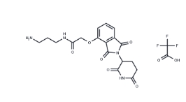 CAS:	2022182-58-5	Thalidomide-O-amido-C3-NH2 TFA	化合物Thalidomide-O-amido-C3-NH2 TFA