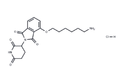 CAS:	2245697-88-3	Thalidomide-O-C6-NH2 hydrochloride	萨力多胺-O-C6-氨基盐酸盐