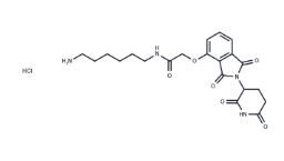 CAS:	2376990-31-5	Thalidomide-O-amido-C6-NH2 hydrochloride	沙利度胺-氧乙酰胺-C6-氨基盐酸盐