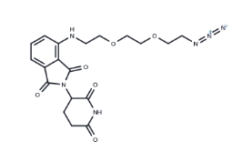 CAS:	2271036-45-2	Pomalidomide 4'-PEG2-azide 	化合物Pomalidomide 4'-PEG2-azide