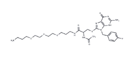 CAS:	2241669-84-9	FBnG-(Cys-acetamide)-CH2-PEG3-CH2-CH2-CH2-NH2	化合物 FBnG-(Cys-acetamide)-CH2-PEG3-CH2-CH2-CH2-NH2