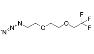 CAS:1835759-68-6   1,1,1-Trifluoroethyl-PEG2-azide	   点击化学试剂    PROTAC linker 