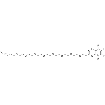 CAS:2055014-62-3  Azido-PEG8-PFP ester  叠氮-八聚乙二醇-五氟苯酯
