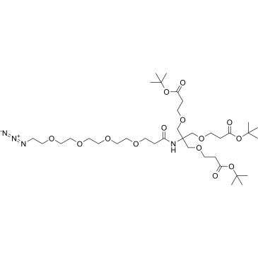 1421933-29-0  Azido-PEG4-Amido-tri-(t-butoxycarbonylethoxymethyl)-methane   点击化学试剂