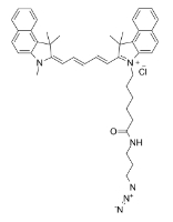  1557136-25-0   Cyanine 5.5 azide   CY5.5-叠氮  荧光染料   点击化学试剂