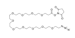 CAS:2801772-86-9  Azido-PEG10-NHS ester  叠氮-十聚乙二醇-NHS 酯