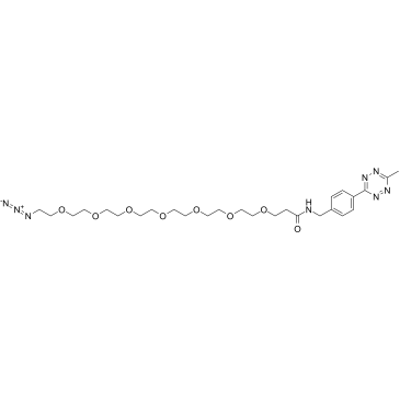 Methyltetrazine-amido-PEG7-azide 2112731-46-9   甲基四嗪-酰胺基-PEG7-叠氨化物  点击化学  PROTAC linker