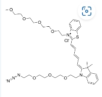 CAS:2107273-88-9   N-(azide-PEG3)-N'-(m-PEG4)-Benzothiazole Cy5   点击化学  PROTAC linker