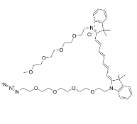 N-(m-PEG4)-N'-(azide-PEG4)-Cy7    2107273-40-3  点击化学   荧光染料   PROTAC linker