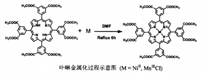 5,10,15,20-四(3,5-二羧基苯基)金属 卟啉(M-H8OCPP)