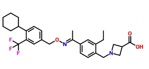 1230487-00-9  辛波莫德  Siponimod  含氟抑制剂   含氟医药