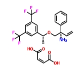 1214741-14-6  (αS)-α-[[(1R)-1-[3,5-二(三氟甲基)苯基]乙氧基]甲基]-α-乙烯基苯甲胺单马来酸盐  含氟医药中间体