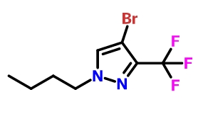 1437794-58-5  4-溴-1-丁基-3-三氟甲基-1H-吡唑  4-bromo-1-butyl-3-(trifluoromethyl)-1H-pyrazole 含氟医药中间体