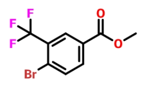 107317-58-8  甲基-4-溴-3-(三氟甲基)苯甲酸甲酯 Benzoic acid,4-bromo-3-(trifluoromethyl)-, methyl ester  含氟医药中间体